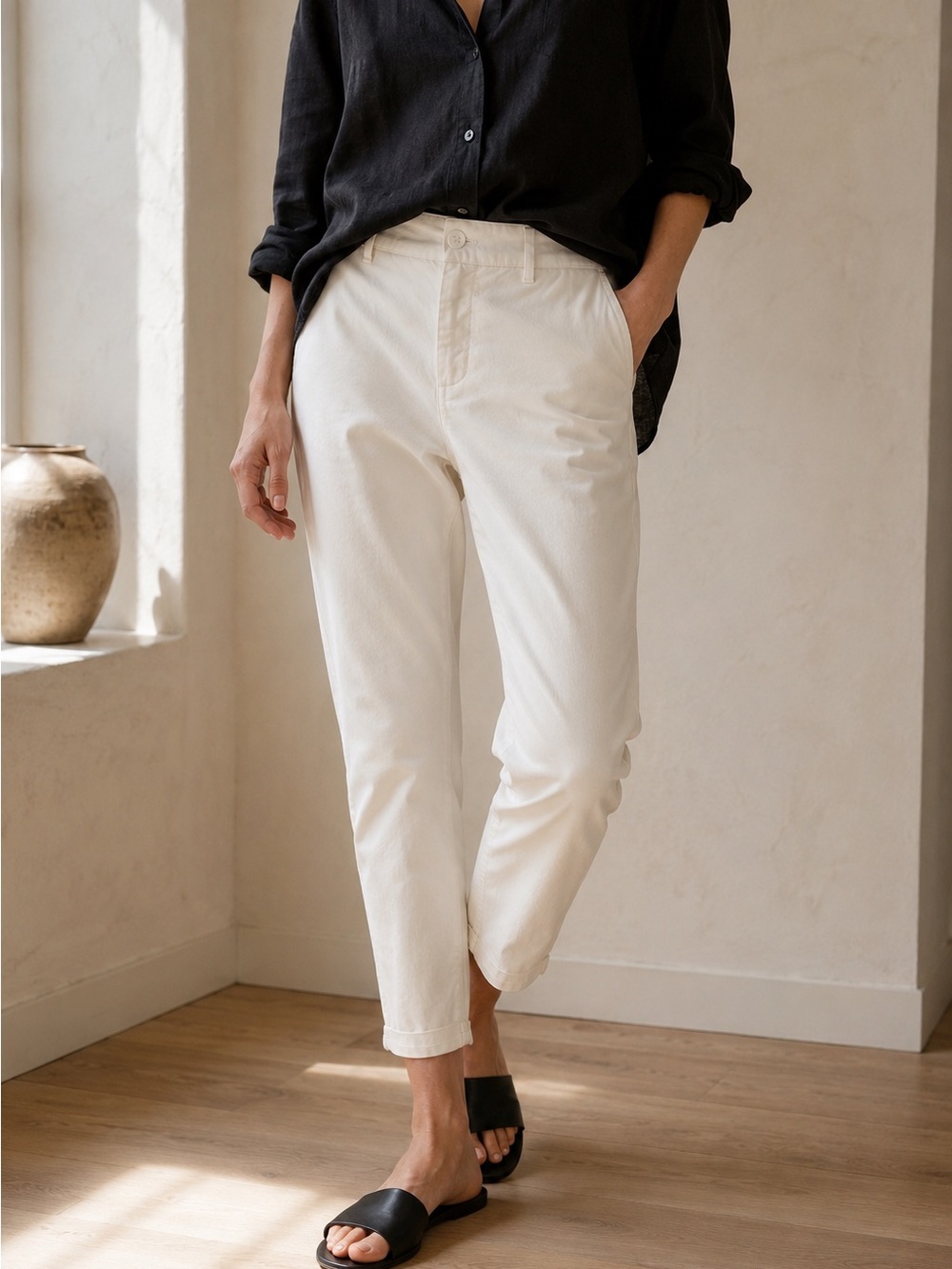 Nili Lotan Tel Aviv Pant in Eggshell New Without Tags - 00